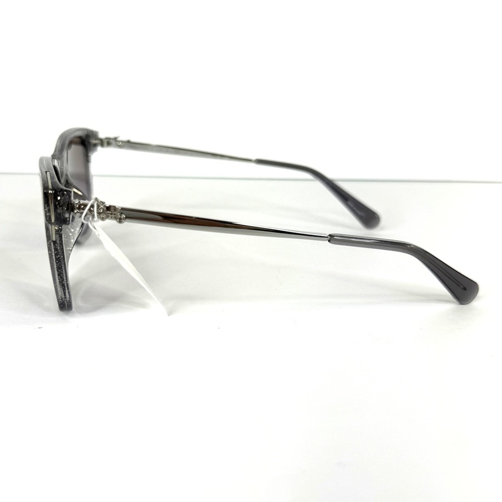 COACH Transparent Grey Glitter Sunglasses HC8279U 556968 NEW 51mm - Picture 8 of 15